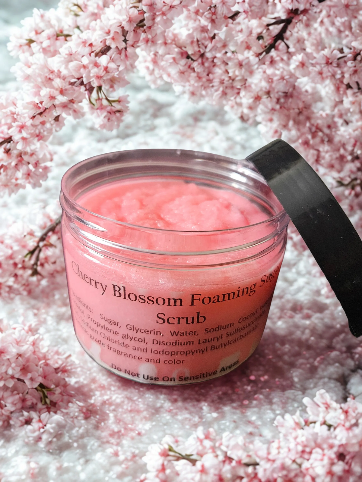Cherry Blossom Foaming Sugar Scrub