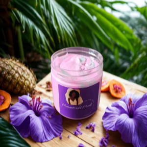 Sugared Papaya and Hibiscus Foaming Sugar Scrub